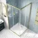 London Brushed Brass 6mm Corner Entry Shower Enclosure 900x900mm