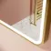 Olivia Brushed Brass Illuminated LED Mirror 600x1200mm
