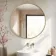Essence Brushed Brass Round Bathroom Mirror 800mm