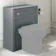Capri Fog Grey Back To Wall Toilet Unit 600mm