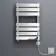 Santorini Electric Chrome Flat Panel Heated Towel Rail 650x400mm