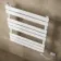 Santorini Electric White Flat Panel Heated Towel Rail 800x600mm