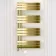 Seville Electric Brushed Brass Designer Flat Panel Heated Towel Rail 1200x600mm