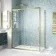 London Brushed Brass 6mm Sliding Shower Enclosure 1400x900mm