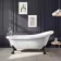 Highbury 1700mm Roll Top Slipper Bath - Black Claw Feet