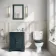 Hudson Traditional Close Coupled Toilet With Inky Blue Wooden Seat