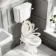 Hudson Traditional Low-Level Toilet With Chalk White Seat & Pedestal Basin - Single Tap Hole