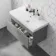 Trent Stone Grey Wall Hung Basin Drawer Vanity 800mm