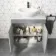 Trent Stone Grey Vanity with Marble Top & Oval Counter Top Basin 800mm