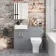 Harper Stone Grey Combination Vanity Basin & Atlanta Toilet 1000mm