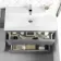 Trent Stone Grey Basin Vanity Drawer and Back To Wall Unit 1300mm