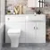 Harper Gloss White Combination Vanity Basin and Atlanta Toilet 1200mm - Right Handed
