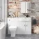 Harper Gloss White Combination Vanity Basin and Atlanta Toilet 1200mm - Right Handed