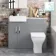 Harper Stone Grey Combination Vanity Basin with Marble Top & Atlanta Toilet 1000mm