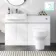 Foster Gloss White Combination Vanity Basin with Marble Top & Denver Toilet 1200mm
