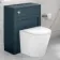 Traditional Inky Blue Back To Wall Unit and Boston Toilet