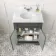 Lucia Graphite Grey Vanity with Marble Top & Undermount Basin 630mm