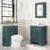 Lucia Midnight Green Vanity with Marble Top & Undermount Basin 630mm