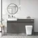 Foster Tungsten Grey Combination Vanity Basin with Marble Top & Houston Toilet 1500mm