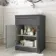 Milos Slate Grey Vanity with Troy Basin 600mm - Brushed Handles