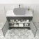 Lucia Graphite Grey Cabinet with Marble Top 1030mm - Excludes Counter Top Basin