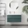 Corsica Midnight Green Basin Drawer Vanity 1000mm