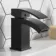Welland Matt Black Basin & Shower Bath Mixer Tap Set