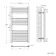 Barcelona Electric Brushed Brass Straight Heated Towel Rail 1200x600mm