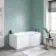 P Shaped 1500 Shower Bath - Right Handed