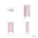 Bermuda Cashmere Pink Cloakroom Basin Vanity 400mm