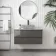 Corsica Tungsten Grey Drawer Vanity with Marble Top 1000mm - Excludes Counter Top Basin
