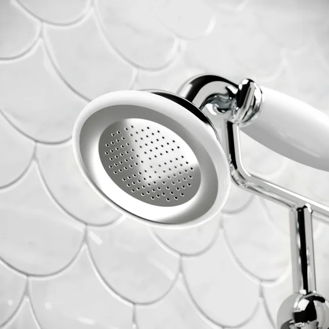 Beauly Traditional Chrome Bath Shower Mixer Tap