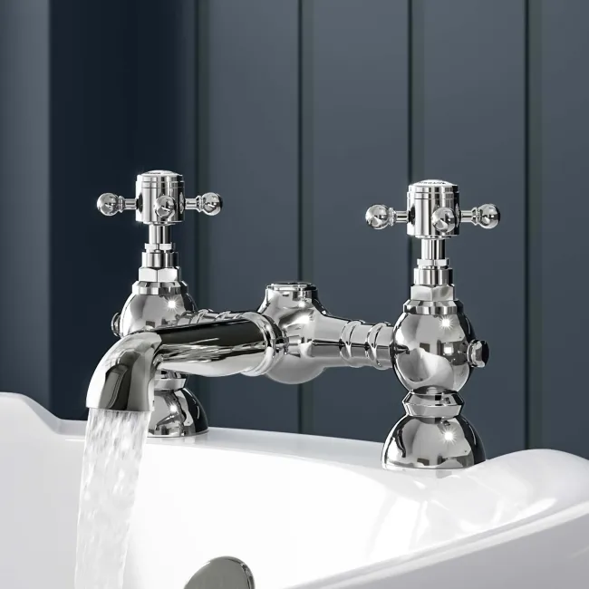 Tweed Traditional Chrome Bath Filler