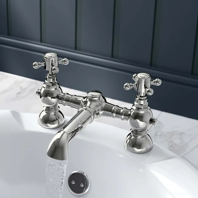 Tweed Traditional Chrome Bath Filler