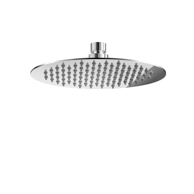 200mm Chrome Round Stainless Steel Slim Shower Head