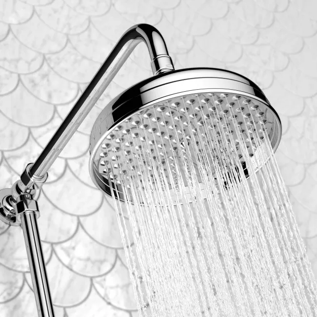 Shannon Traditional Thermostatic Shower Set with Hand Shower and Soap Dish