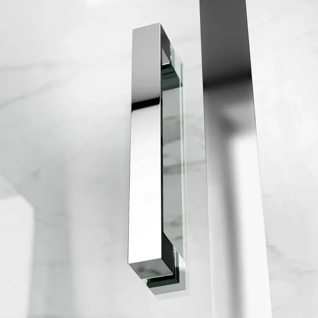Hamburg Easy Clean 8mm Sliding Shower Door 1000mm - Easy Fix Feature