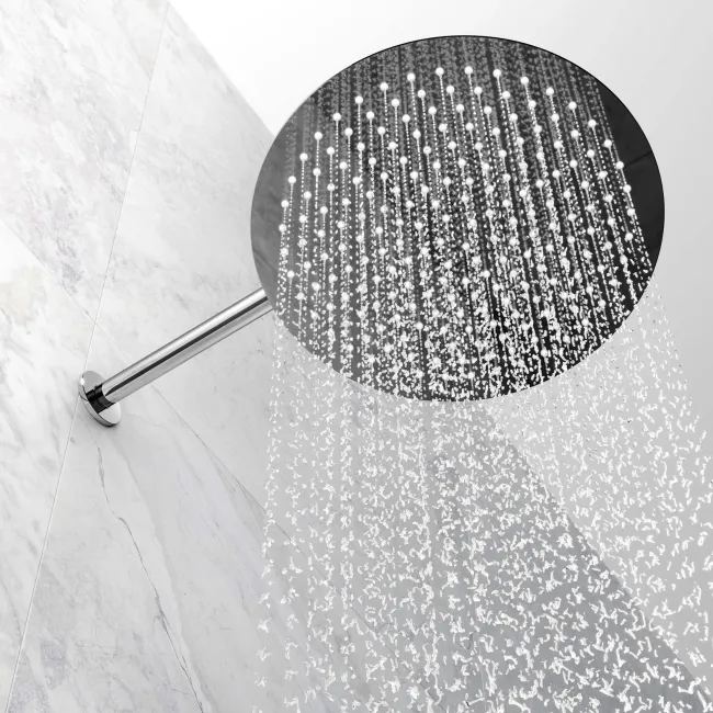 Ballina Premium Chrome Round Thermostatic Set - 300mm Head, Hand Shower & Body Jets