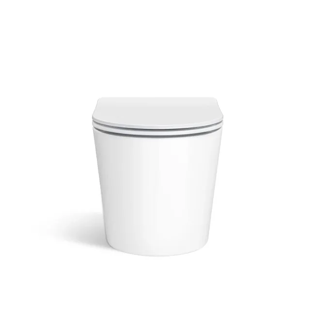 Boston Rimless Wall Hung Toilet With Premium Soft Close Slim Seat