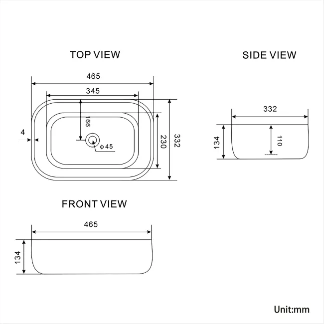 Bermuda Inky Blue Vanity with Marble Top & Curved Counter Top Basin 1200mm - Brass Knurled Handles