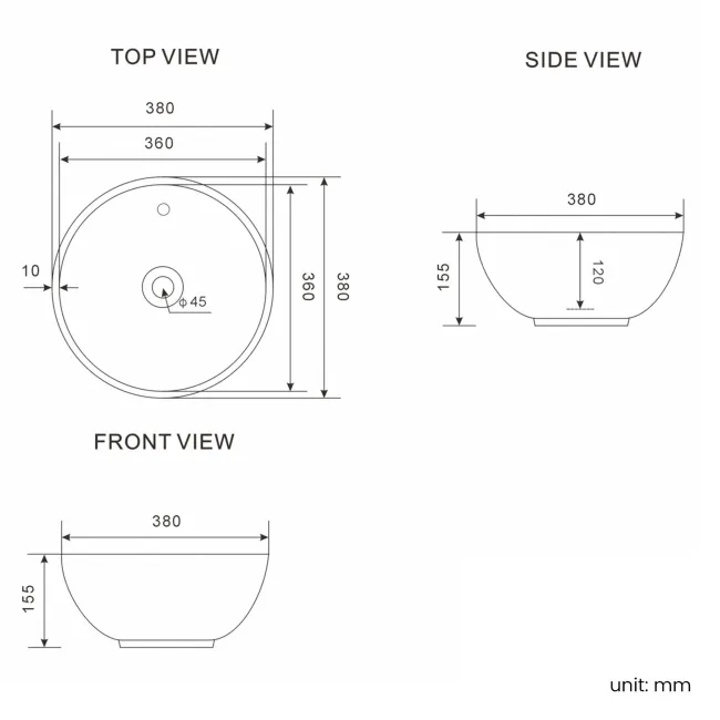 Milos Mystic Green Vanity with Mesa Basin 500mm - Traditional Handles