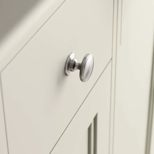 Monaco Chalk White Side Cabinet Unit 300mm