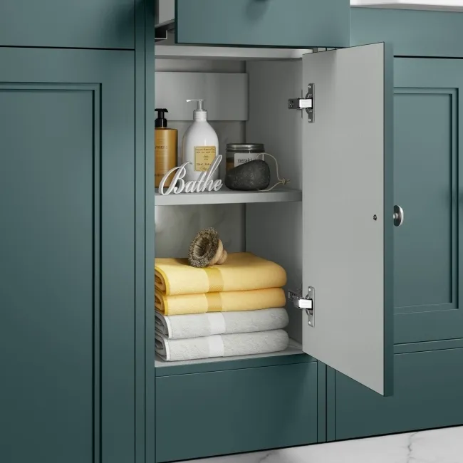 Monaco Midnight Green Side Cabinet Unit 300mm