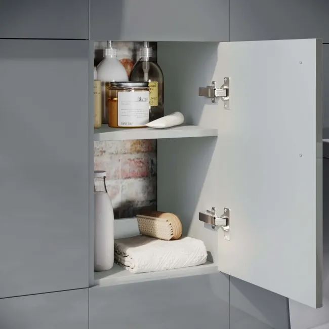 Harper Stone Grey Side Cabinet Unit 300mm