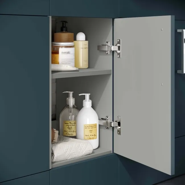 Harper Navy Blue Side Cabinet Unit 300mm