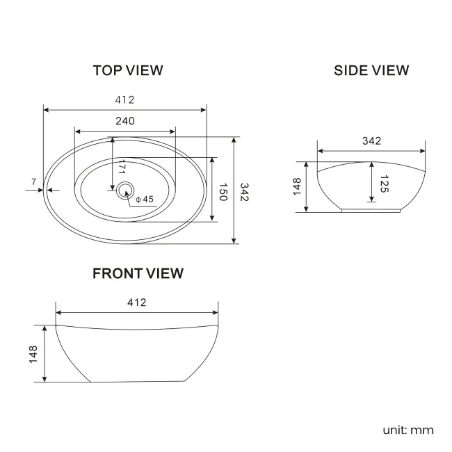 Elba Dawn Oak Wall Hung Drawer Vanity with Marble Top & Oval Counter Top Basin 800mm - Black Accents