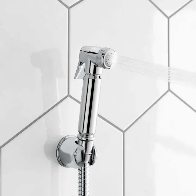 Douche Kit with Thermostatic Mixing Valve and Brass Spray Head
