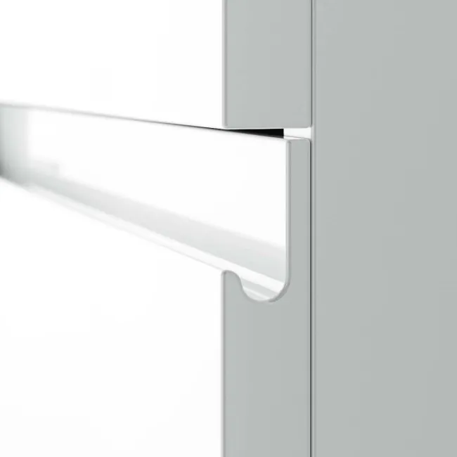 Trent Gloss White Cloakroom Wall Hung Basin Vanity 400mm