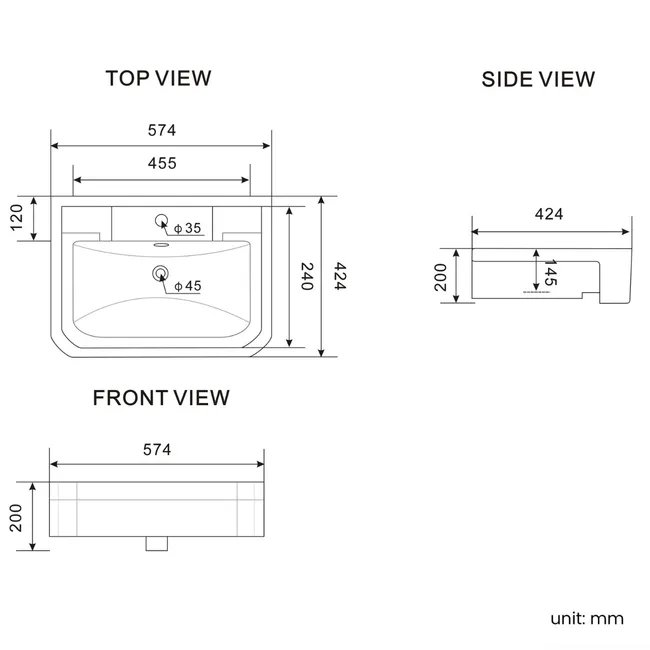 Monaco Chalk White Combination Vanity Traditional Basin and Boston Toilet 1500mm - Brass Knurled Handles