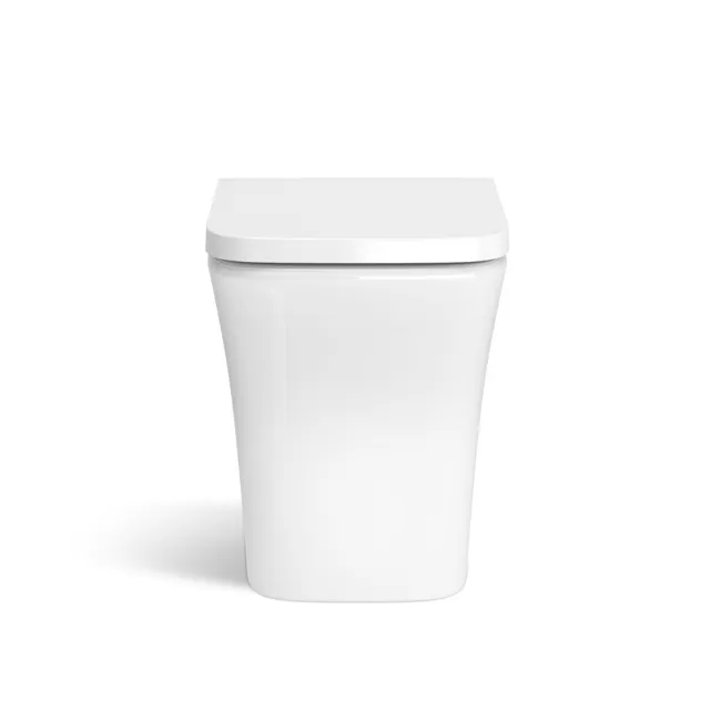 Harper Gloss White Combination Vanity Basin and Houston Toilet 1200mm - Brushed Brass Accents - Right Handed